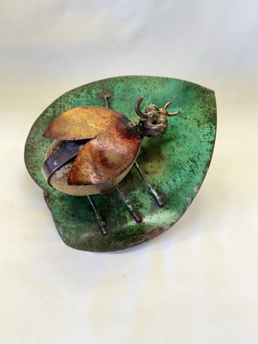 Vtg rustic stone bug ant - rustic,